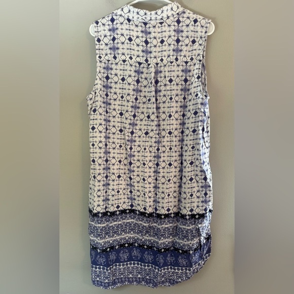 Beachlunchlounge Shelay Sleeveless Shift Dress Purple Print Size XXL - Picture 4 of 12